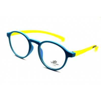 Детские компьютерные очки (неломайки) 1666 желто-голубые