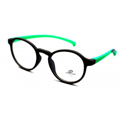 Детские компьютерные очки (неломайки) 1666 серо-зеленые