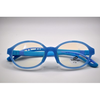 Детские компьютерные очки (неломайки) 2102 голубые