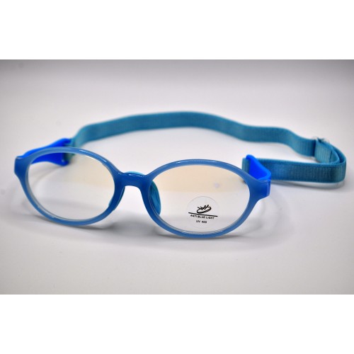 Детские компьютерные очки (неломайки) 2102 голубые