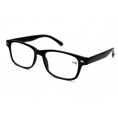 очки с диоптрией Т21 черные-глянцевые