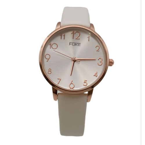 Часы женские Fuke 1240 белый ремешок