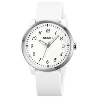 Часы Skmei 2008 белые, серебро 