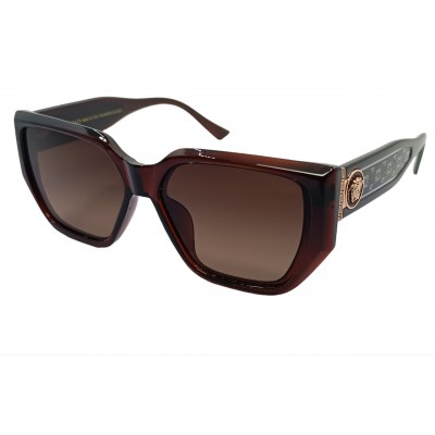 Женские поляризованные солнцезащитные очки Ver p3546 c3 коричневые