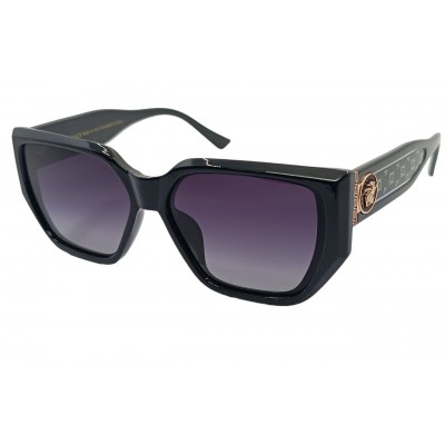 Женские поляризованные солнцезащитные очки Ver p3546 c2 черно/серые