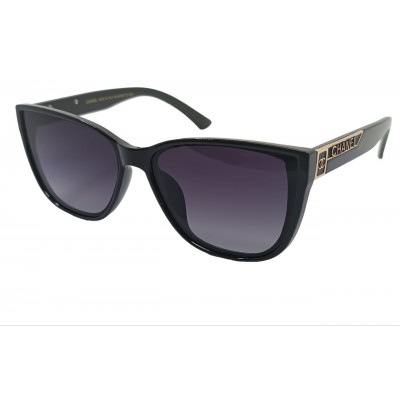 Женские поляризованные солнцезащитные очки CH P3547 c2 черно/серые