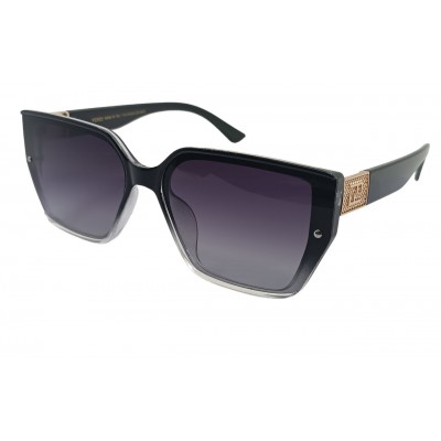Женские поляризованные солнцезащитные очки FEN P3543 c2 черно/серые