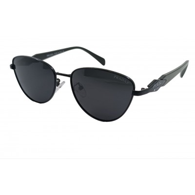 Женские поляризованные солнцезащитные очки Pr P5833 c3 черные