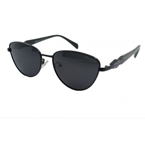 Женские поляризованные солнцезащитные очки Pr P5833 c3 черные