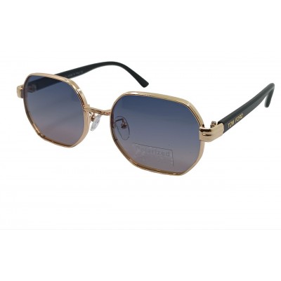 Поляризованные солнцезащитные очки TF P5825 золото/голубые
