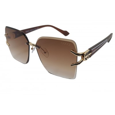 Женские солнцезащитные очки GG 23136 коричневые