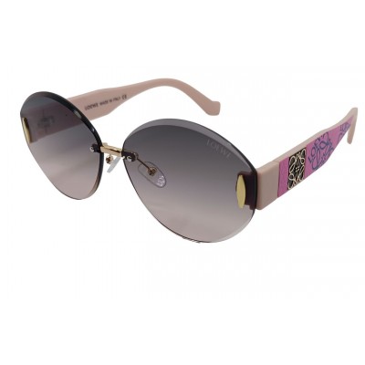 Женские солнцезащитные очки Low 23089 розовые/серая линза