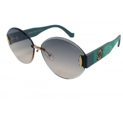 Женские солнцезащитные очки Low 23089 бирюзовые/голубая линза