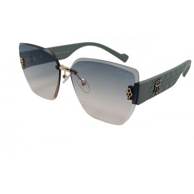 Женские солнцезащитные очки Dr 23093 бирюзовые/голубая линза
