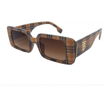 Женские солнцезащитные очки Burb 23003 бежевые/коричневая линза