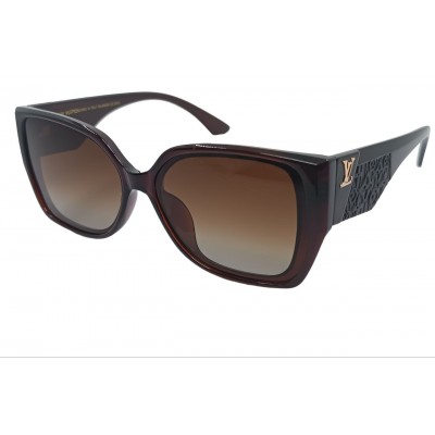 Поляризованные солнцезащитные очки LV P3541 с3 коричневые