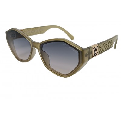 Женские солнцезащитные очки LV 58009 зеленые