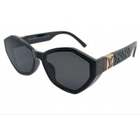 Женские солнцезащитные очки LV 58009 черно-черные