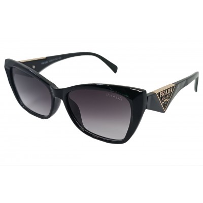 Женские солнцезащитные очки PR 58018 черно-серые