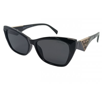 Женские солнцезащитные очки PR 58018 черно-черные