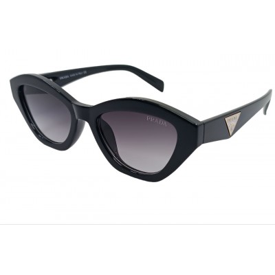Женские солнцезащитные очки PR 58010 черно-серые