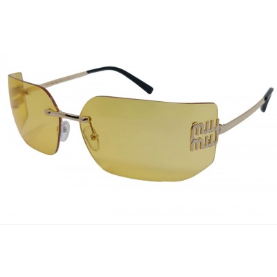 Женские солнцезащитные очки MM 7296 золото-желтые