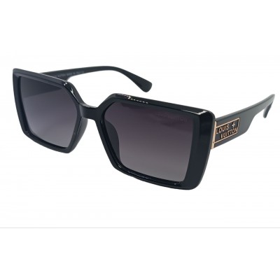 Женские поляризационные солнцезащитные очки LV 2401P черные