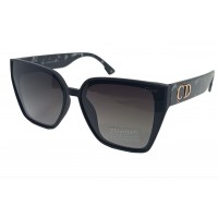 Женские поляризационные солнцезащитные очки DR P338680A черные-матовые