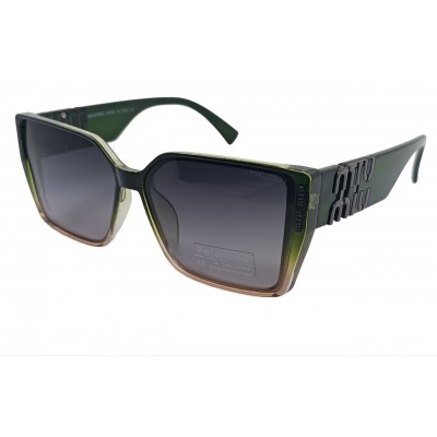 Женские поляризационные солнцезащитные очки MM 2402P зеленые