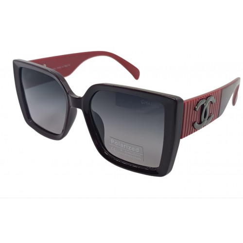 Женские поляризационные солнцезащитные очки CH 2406P бордовые