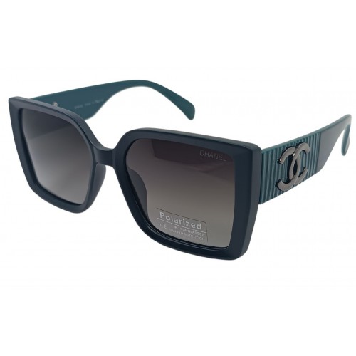 Женские поляризационные солнцезащитные очки CH 2406P бирюзовые