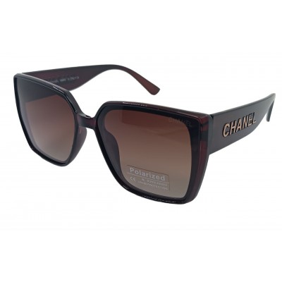 Женские поляризационные солнцезащитные очки CH Р33861 коричневые