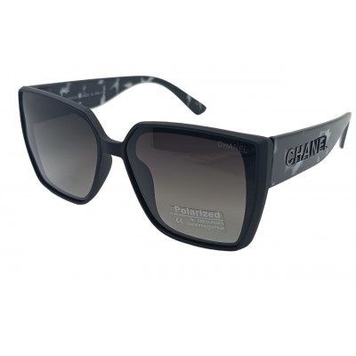 Женские поляризационные солнцезащитные очки CH Р33861 черные-матовые