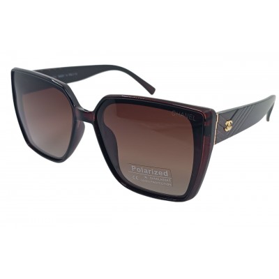 Женские поляризационные солнцезащитные очки CH Р33864 коричневые