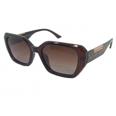 Женские поляризационные солнцезащитные очки LV 2405P коричневые