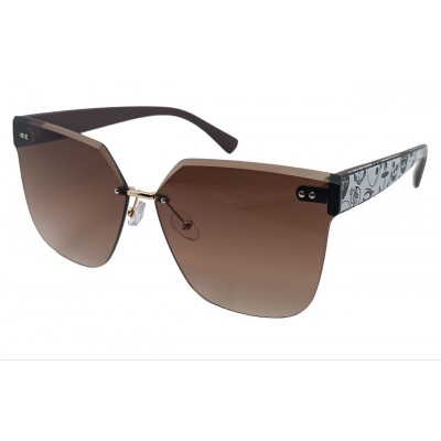 Женские солнцезащитные очки 8602 коричневые
