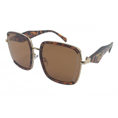 Женские солнцезащитные очки 7277 коричневый-леопард
