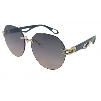 Женские солнцезащитные очки 9917 серо-синие