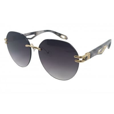 Женские солнцезащитные очки 9917 черно-серые