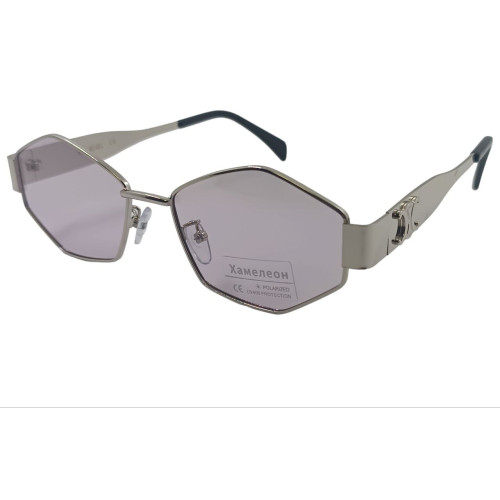 Женский Polarized Хамелеон Х842 сталь/сиреневая-линза