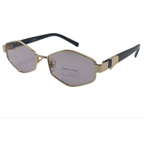 Женский Polarized Хамелеон VRX849 золото/сиреневая-линза