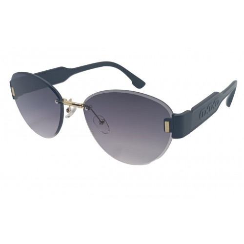Женские солнцезащитные очки 8049 черно-серые