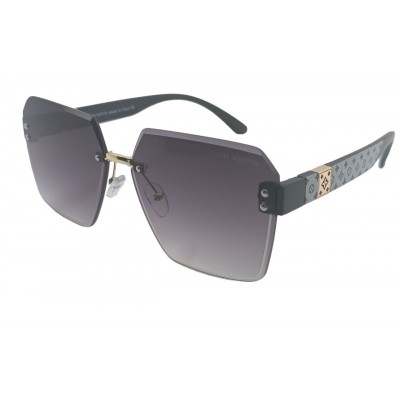 Женские солнцезащитные очки LV 303 черно-серые