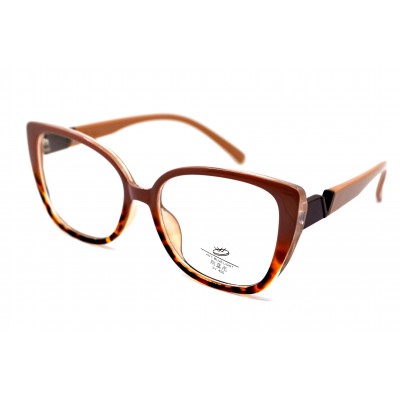 Компьютерные очки W68230 бежевые/коричневый-леопард