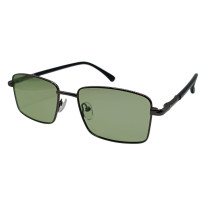Очки polarized для коррекции зрения с зеленой глаукомной линзой RL1505 сталь