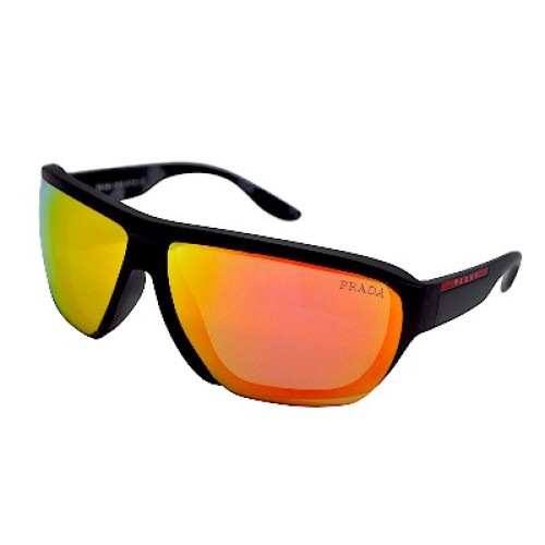 Мужской Polarized Pr 2098 черные желтое-зеркало