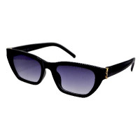 Женские солнцезащитные очки YSL slm127 c4 черно-серые