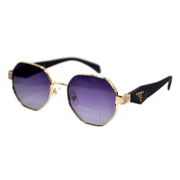 Женские поляризационные солнцезащитные очки Pr Р5805 золото-синие Женские поляризационные солнцезащитные очки Pr Р5805 золото-синие