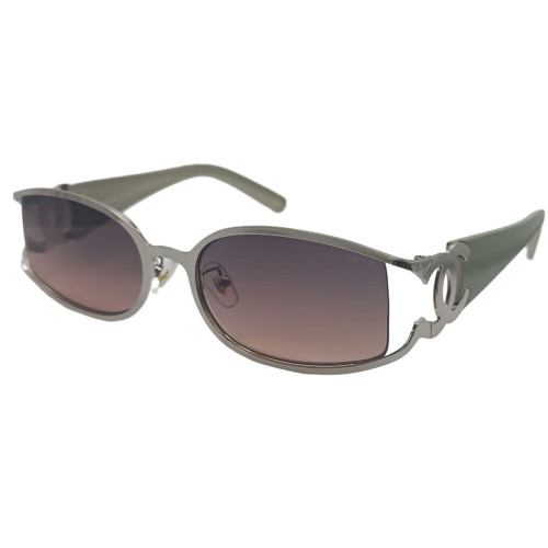 Женские солнцезащитные очки CH 7047 сталь серо-розовые