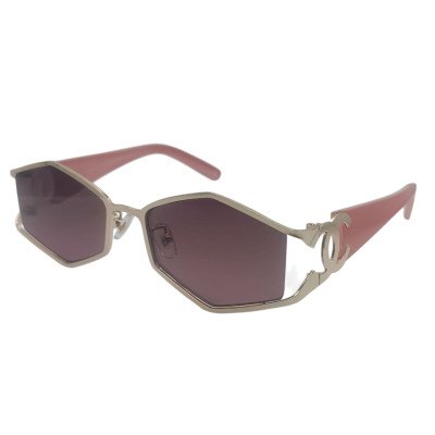 Женские солнцезащитные очки CH 7046 золото-розовые